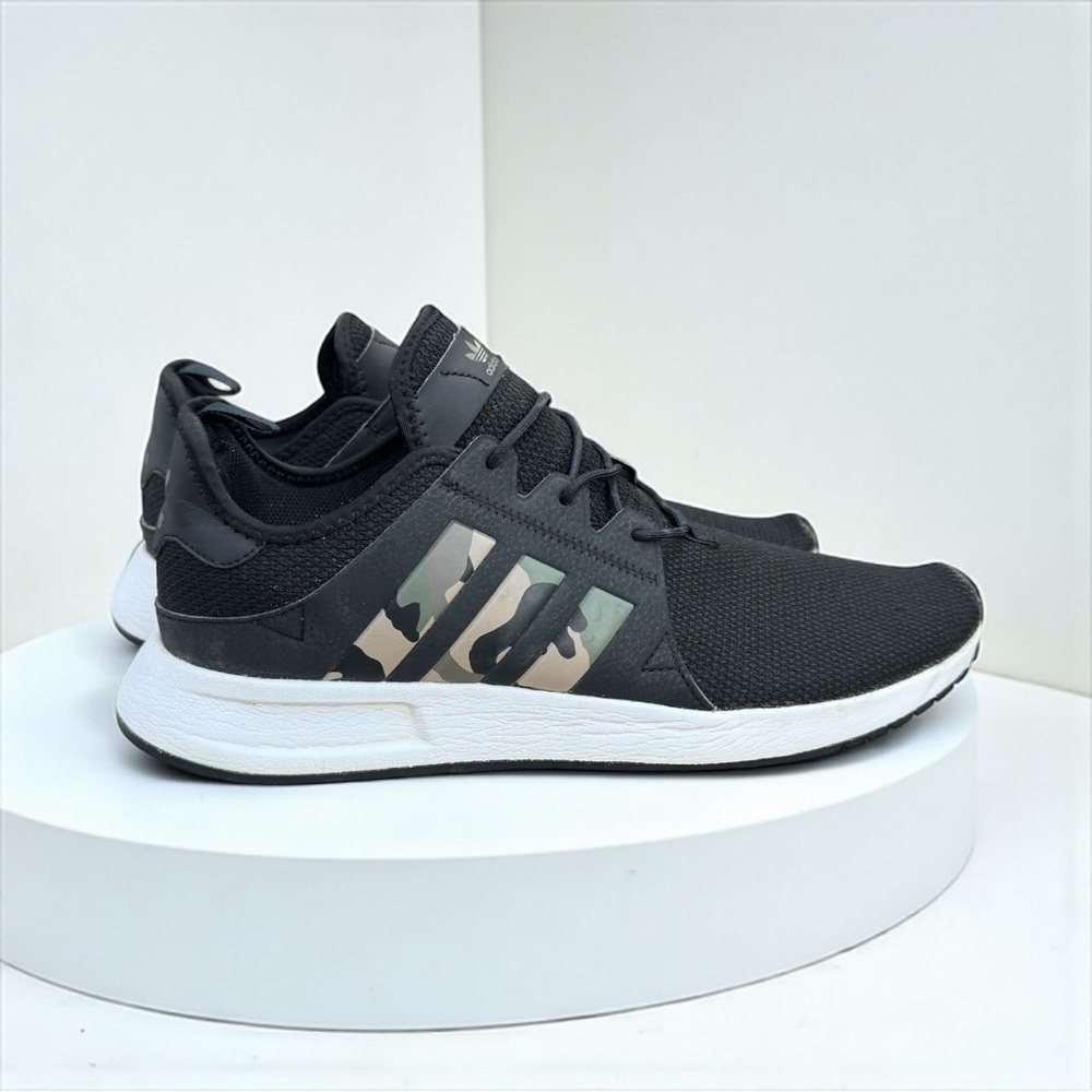 Adidas Men’s Sneakers – Size 12 – Black Camo Stripes